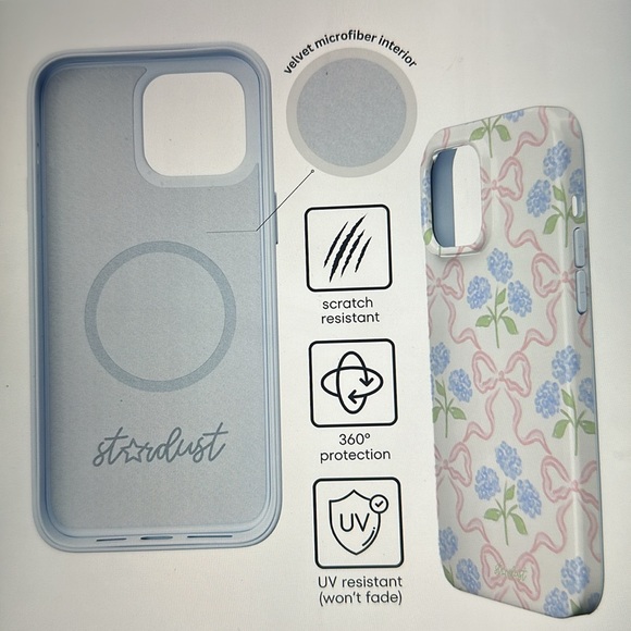 Stardust Coquette MagSafe iPhone 14 Pro Case - Picture 5 of 7